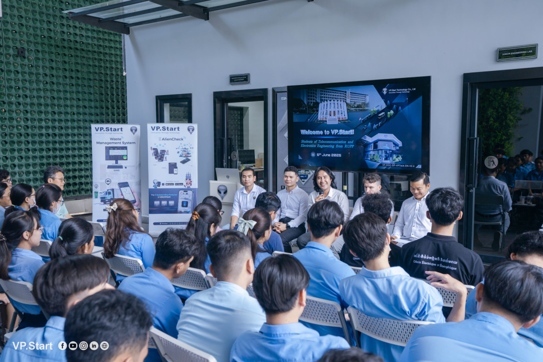 VP.Start welcomes students from the Royal University of Phnom Penh