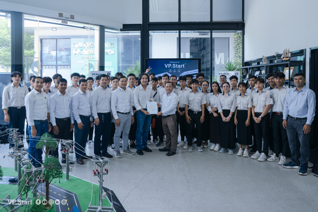 Welcome to National Polytechnic Institute of Cambodia (NPIC) Visit to the VP.Start Sen Sok Valley Campus