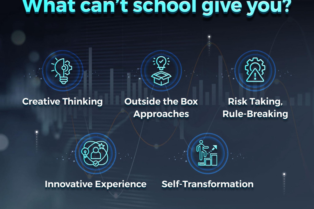 What can't school give you?