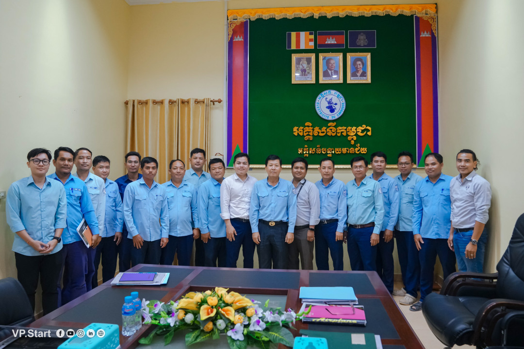 VP.Start Expert Engineers Presented Eco-sustainability to EDC Bunteay Mean Chey