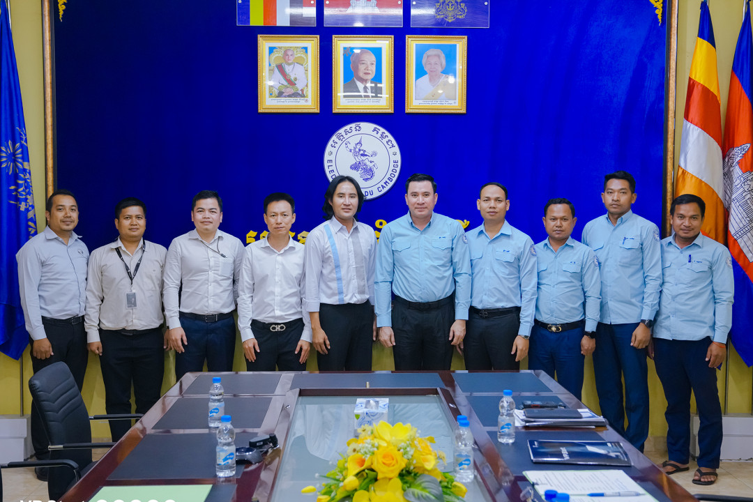 VP.Start’s Top Management Visited Electricity of Kampong Speu